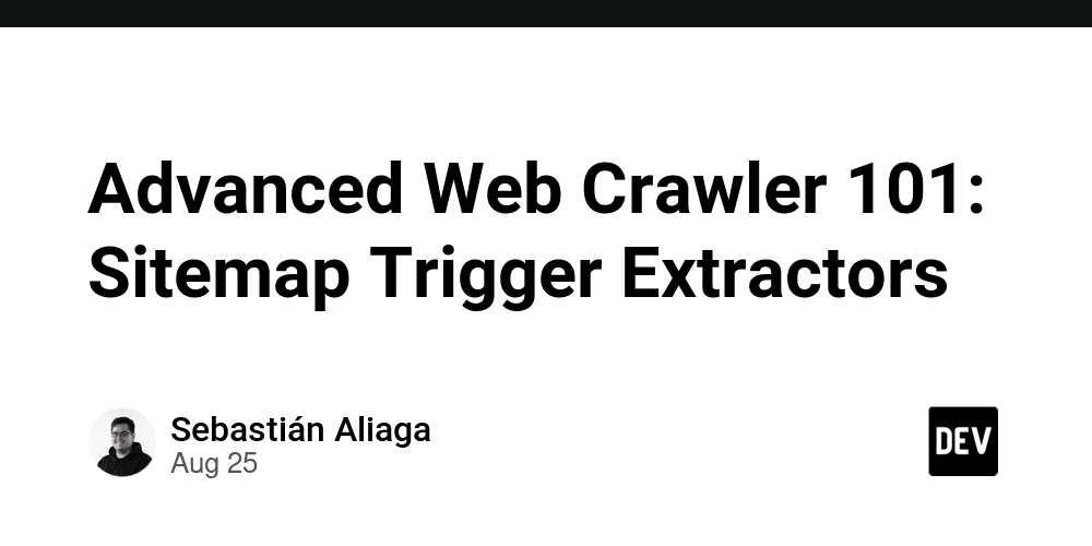 Advanced Web Crawler 101: Sitemap Trigger Extractors cover image